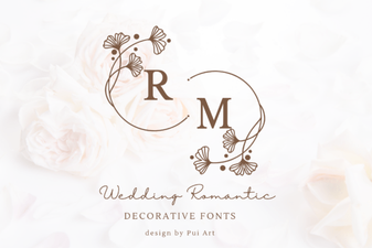 Elegant Fonts for Weddings & Romantic Projects