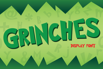 Free Grinches Font for Holiday Designs
