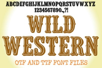 Designing with Vintage Wild Western Font Styles