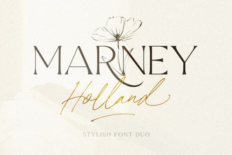 Marney Holland Font Creative Uses