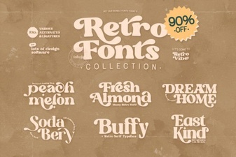 Retro Font Collections for Modern Projects
